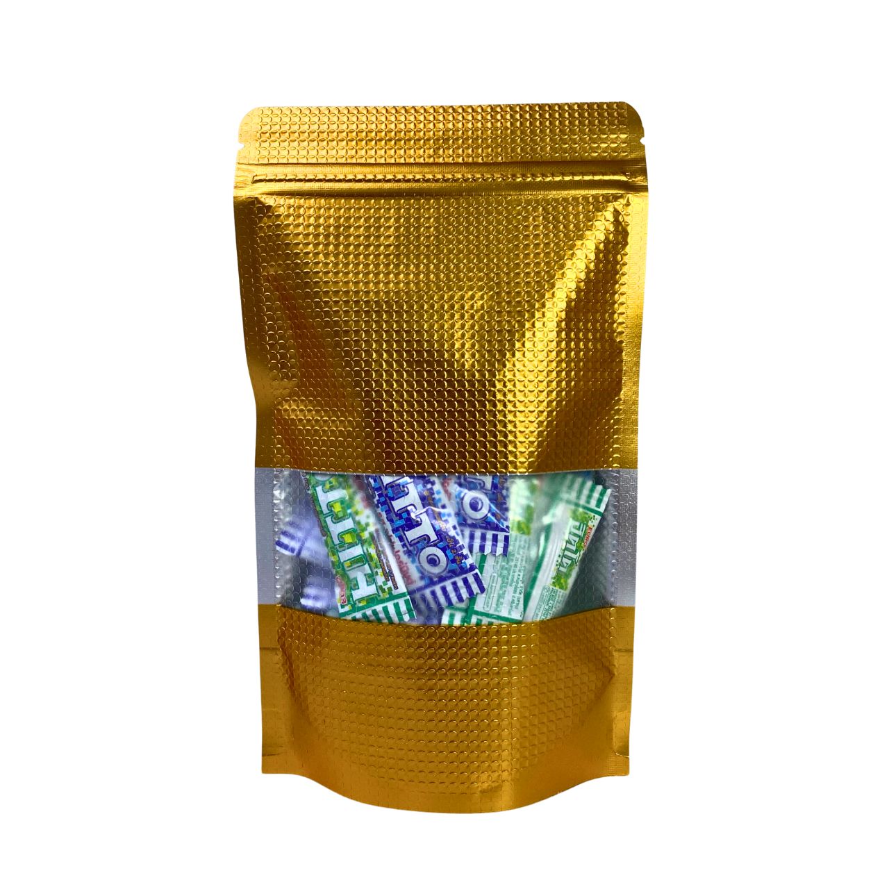 Gold Embossed Stand Pouch Bag (EAO)