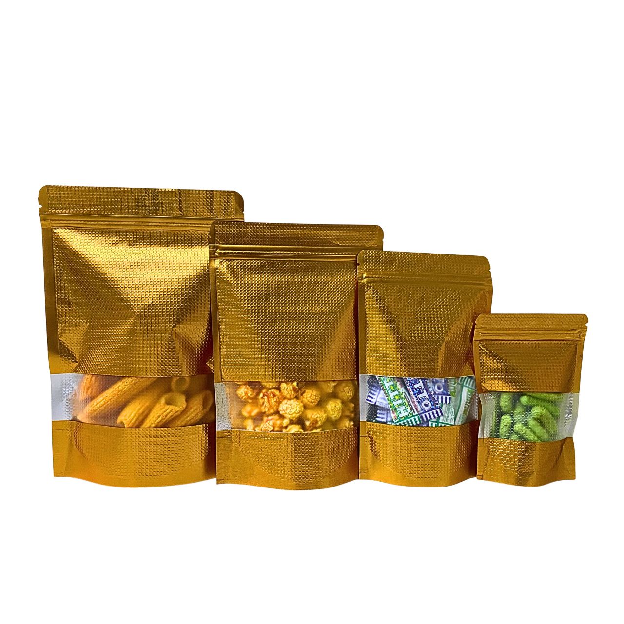 Gold Embossed Stand Pouch Bag (EAO)