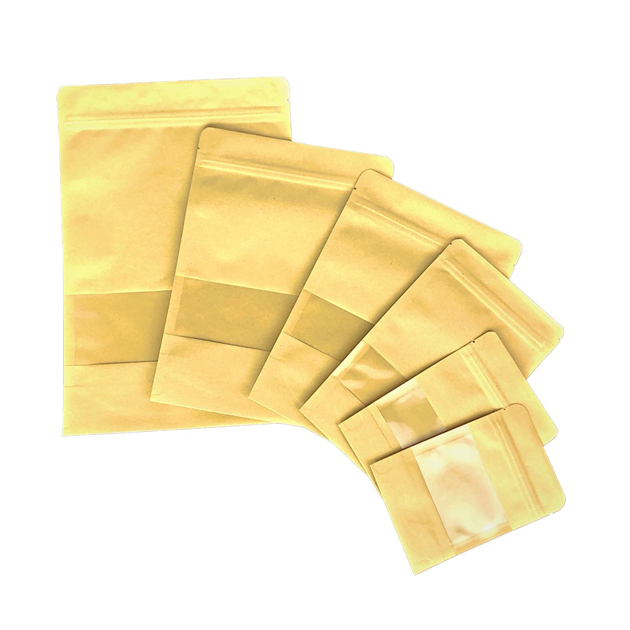 Kraft Paper Bag with Transparent Window (POZ-TR)