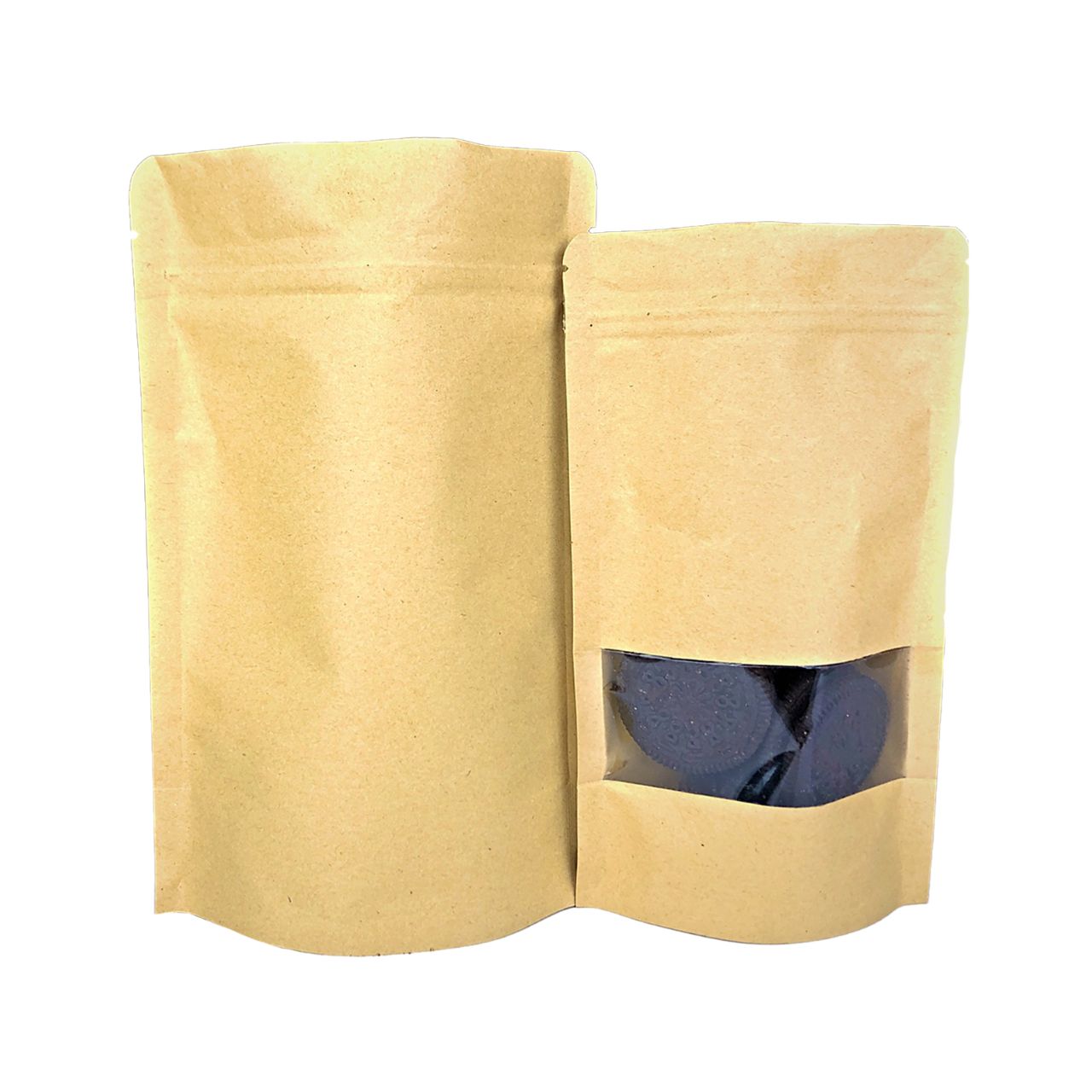 Kraft Paper Bag with Transparent Window (POZ-TR)
