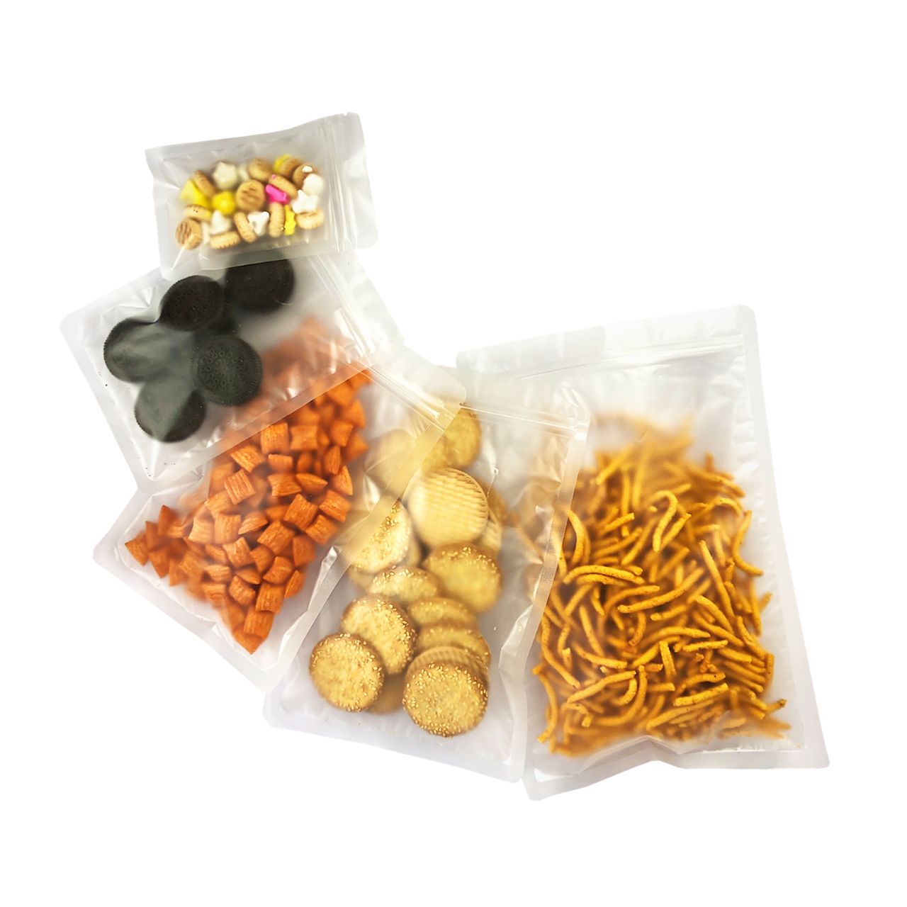 Matt Transparent Zipper Bag (MOZ-ZP)