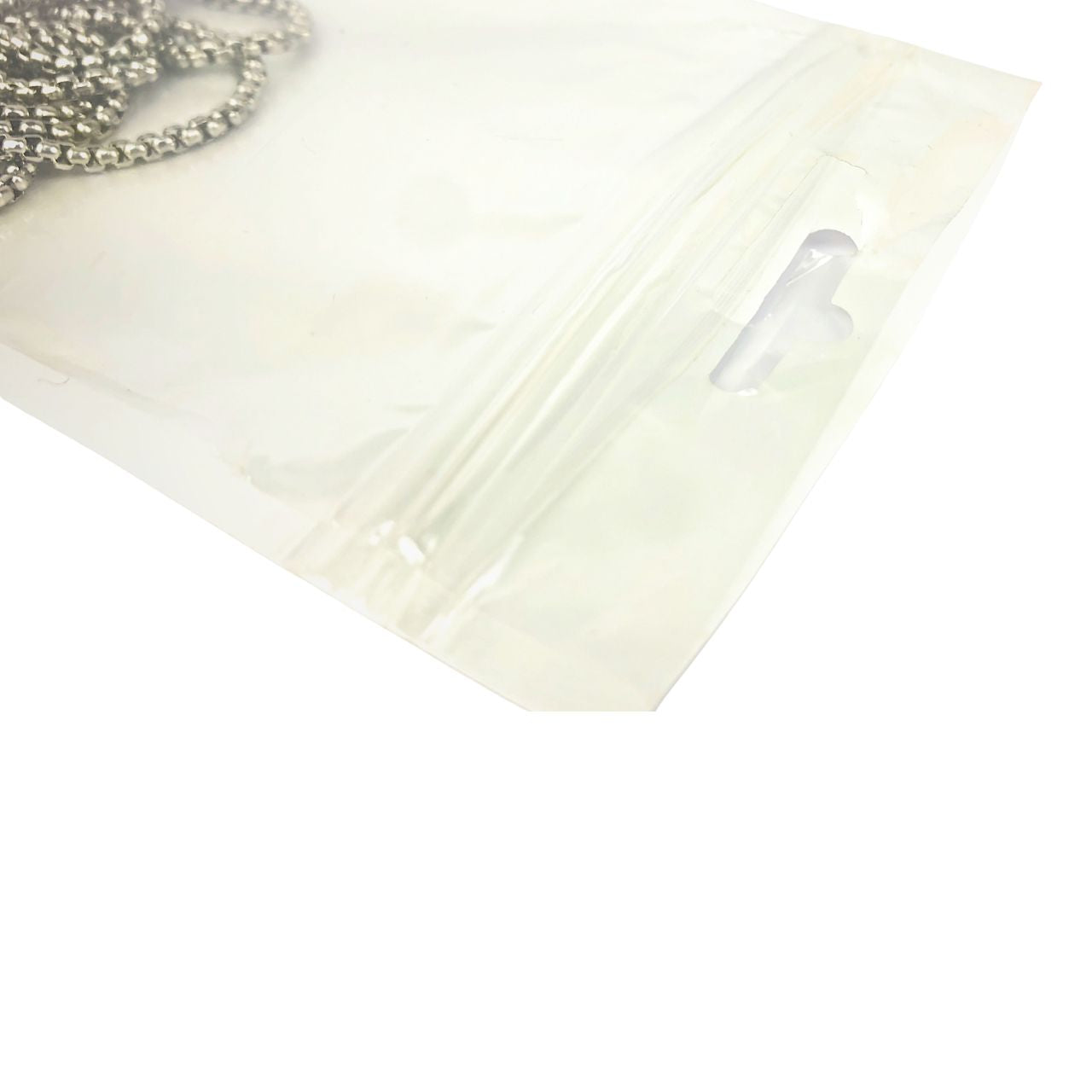 Pearl White Zipper Bag (CONF)