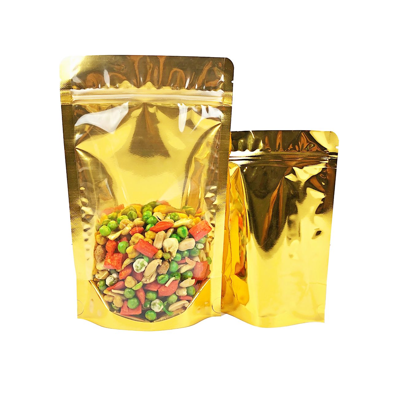 Semi-Gold Metalised Stand Pouch Bag (GGO)