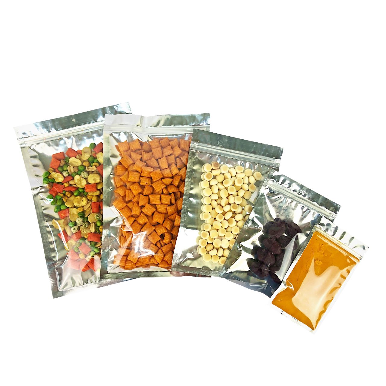 Semi-Metalised Zipper Bag (AOZ)