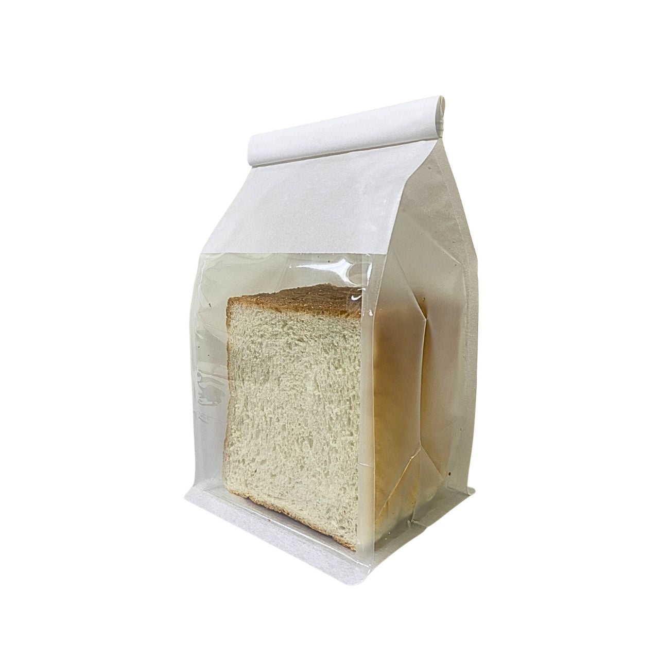White Kraft Paper Bread Bag (KWE-W)